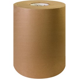 BOX USA Kraft Brown Paper Roll, 30#, 12" x 1,200', 100% Recycled Paper, Ideal for Shipping, Packing, Moving, Gift Wrapping, Craft, Dunnage and Parcel