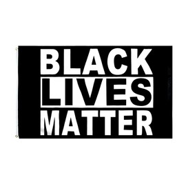 Flaglink Black Lives Matter Flag 3x5Fts - BLM Flags One Love Protest Peace I Can't Breathe