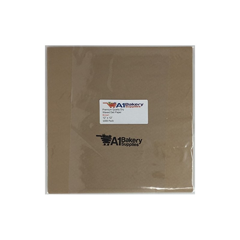 Dry Waxed Deli Paper Sheets - Paper Liners for Plasic
