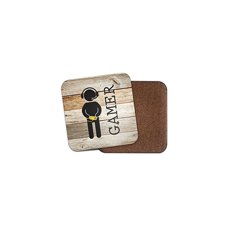 Gamer Cork Backed Drinks Coaster for Tea & Coffee #4131