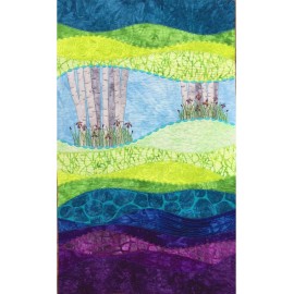 On The Trail Creations Serenity Wall Hanging Quilt Pattern - Beret Nelson