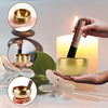 Tibetan Singing Bowl Set, Brass Meditation Singing Bowl, 8.6 cm