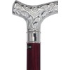 Royal RC Canes Super Strong Silver Scrollwork Derby Walking Cane