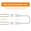 Shine Decor Connector and Connecting Wires for 7x14.5mm and 8x16mm