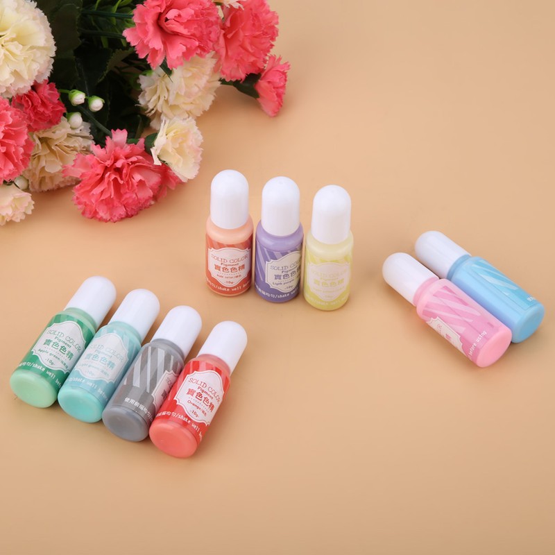 9 Colors 10g Epoxy UV Resin Coloring Dye Colorant Pigment
