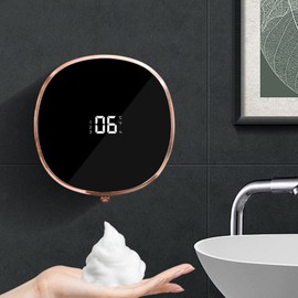 Automatic Soap Dispenser, Wall Mounted Foaming Soap Dispenser, USB Charging Liquid Soap Dispenser, Touchless Smart Electric Dispenser, for Hotel/Restaurant/Mall/Home