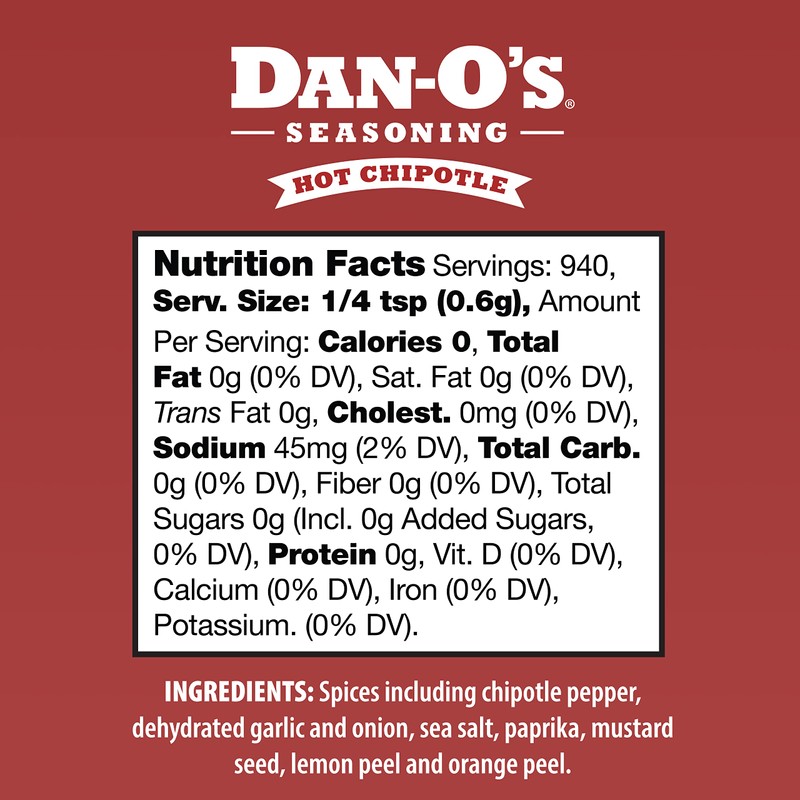 Dan-O's Seasoning Large 2 Bottle Combo | Spicy & Chipotle