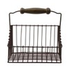 Treasure Gurus Rustic Metal Wire Storage Bin Basket Napkin Holder