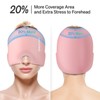 ONLYCARE Pink Therapeutic Thermal Compress Cap for Migraine Relief Hot