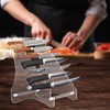 awagas Acrylic Knife Display Stand, Dagger Stand Clear Knife Display