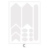 mountain bike frame guard mtb frame protection sticker bike frame
