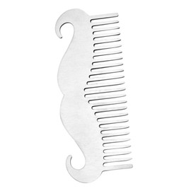 OHPHCALL Stainless Steel Multi-functional Beard Comb Pocket Hair Comb for Men Versatile Travel Tool Bottle Opener for Grooming Styling at
