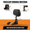 HCmotorku Adjustable Driver Backrest with Mounting Kit Compatible with Harley