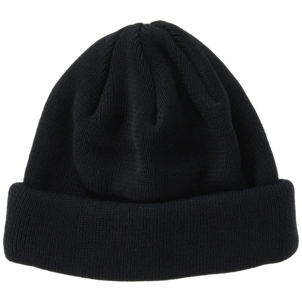 Mr. Cover MC-2025-F-BK Knit Cap, Roll Knit Cap, Black, Deep,