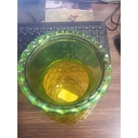 BarConic (ONE) 20 oz PINEAPPLE GLASS HAWAIIAN,TIKI STYLE COCKTAIL 6 1/4" TALL, 3 1/4" DIA