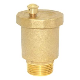 Beduan Brass 10500-VE Automatic Float Valve, 1/4" Male Thread Air Release Valve Air Bleeder Valve Vent Valve