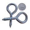 fiXte® 2 x Heavy Duty 75mm Screw Eye Bolt Lag