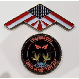 **New** B-21 Raider Stealth Bomber 2 Challenge Coins NORTHROP GRUMMAN USAF CTF