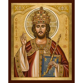 Trinity Stores Religious Art Giclee Print - 8x10 Christ The King by Joan Cole