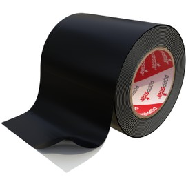 POPPSTAR 1,5m Klebeband ultra stark, wasserdichtes Reparaturband (Breite 50mm, Dicke 0,9mm), selbstklebend, schwarz