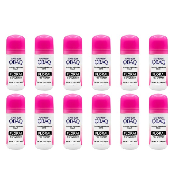 OBAO GARNIER DEODORANT FLORAL FRESHNESS / FRESCURA FLORAL, 2.3 OZ