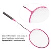 Badminton Rackets Iron Alloy Lightweight Badminton Racquets with 3 Balls
