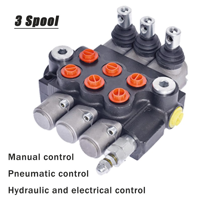 findmall 3 Spool 11GPM 3600PSI Hydraulic Directional Control Valve, SAE