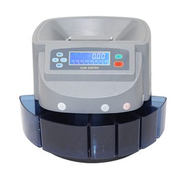INTSUPERMAI Coin Counter Machine Electric Coin Sorter Wrapper/Roller Digital Counting Display