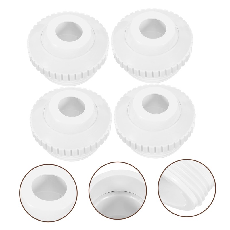 Abaodam 4Pcs Pool Outlet Nozzle Durable Water Outlet Fitting for