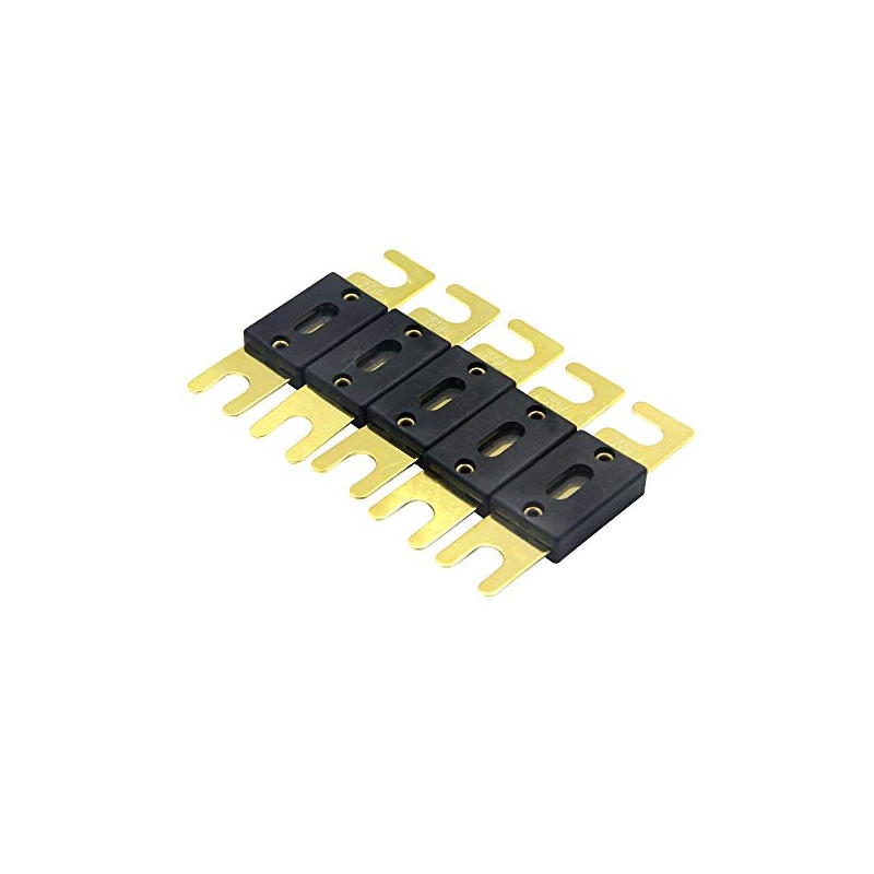 ZOOKOTO 5 Pack ANL Fuses 350Amp Gold Plated Fuse