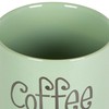 DII Kitchen Accessories Retro Collection Ceramics, Canister Set, Jadeite, 3