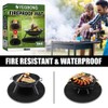 Fire Pit Mat Under Grill Mat Round Grill Mat Outdoor