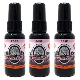 BluntPower 1.5oz High Concentrated Air Freshener, 3 Packs (Rose)