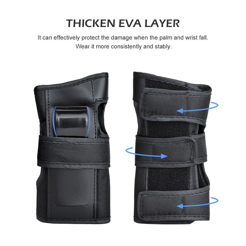 6 Pcs Adults Kids Knee Pads Elbow Pads Wrist Pads
