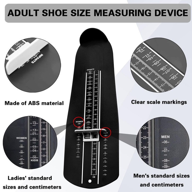 Bntyok Shoe Size Measuring Devices For Adults and Kids Easy