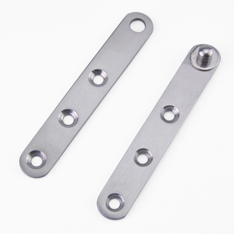 4 Piece Stainless Steel 360 Degree Rotating Concealed Hinges, Door