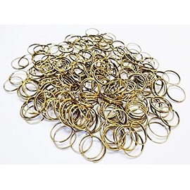 250 Large Size 14 mm ANTIQUE BRASS BRONZE Rings Fasteners Clasps Metal Chandelier Light Links For Making Chains of Garlands Crystals Drops Crafts Beading Charms Christmas Tree Decorations