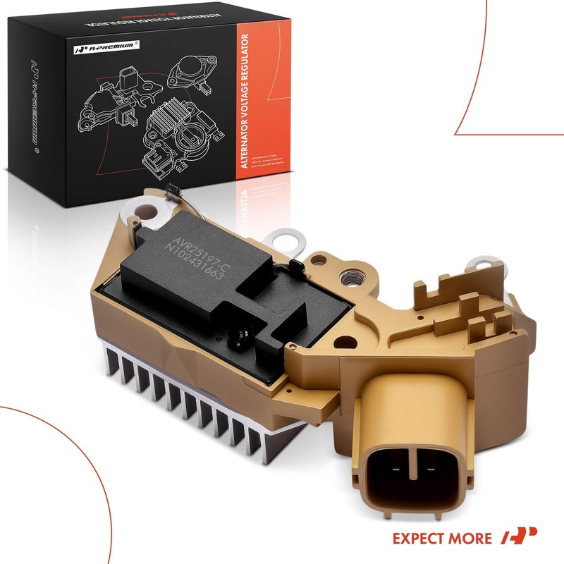 A-Premium Alternator Voltage Regulator Compatible with Toyota RAV4 2003, Avensis