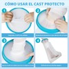 Cubierta Impermeable para Pierna Adulto para Ducha y Baño Reutilizable