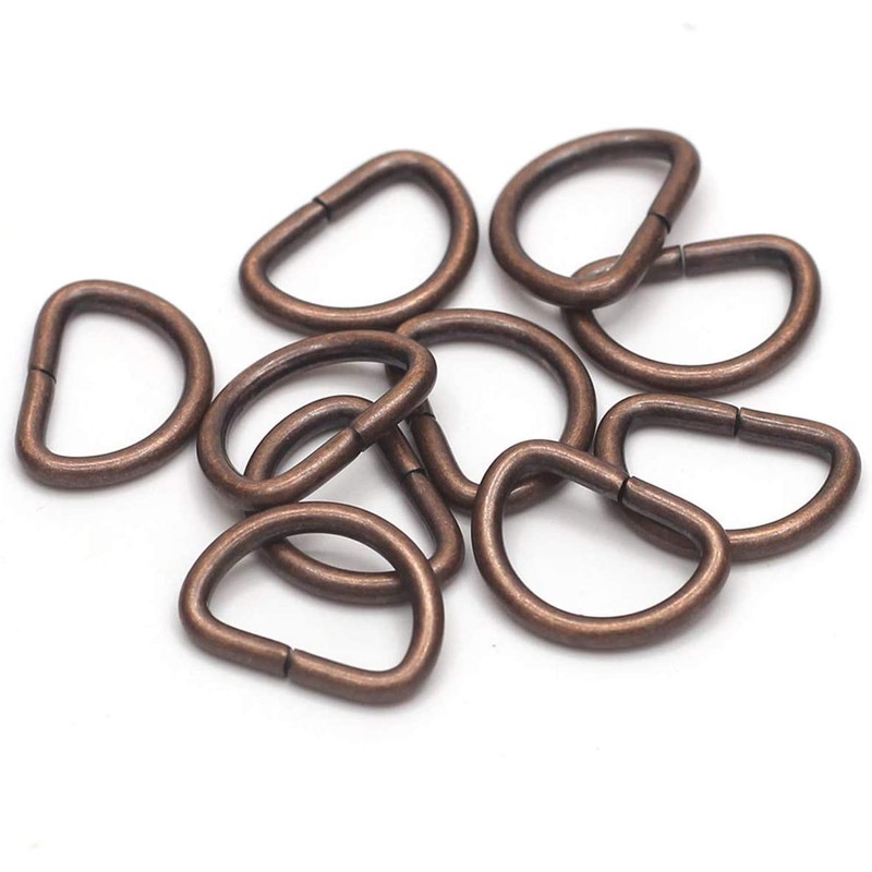 Trimming Shop Non Welded Metal D Ring Fasteners Durable Buckles