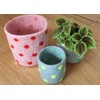 Maharanis Fairtrade Felt Storage Organiser Planters Set of 3