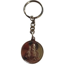 Bro Mart Sikh Coin Keychain Double Side Guru Nanak And Khanda keychain, Keyring SIKH RELIGIOUS Guru Nanak Khanda Religious Coin (Pack Of 3)