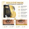 20 Pares De Parches Dorados Para Ojos Que Mejoran Las