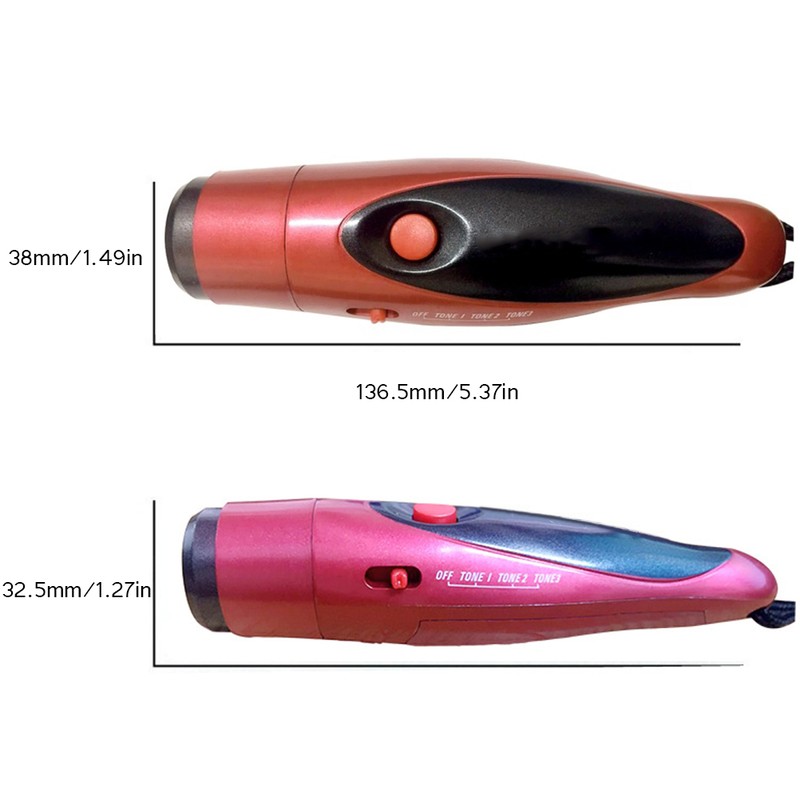 Professional Three Tone Electronic Whistle Referee Plastic Whistle for Outdoor