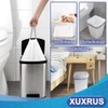 XUXRUS 8L Bin Liners with Drawstring Rubbish Bags Small Handles