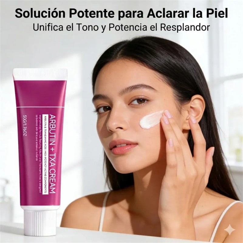 Crema Facial Despigmentante Ácido Tranexámico Arbutina