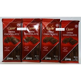 Choceur Austria Dark Chocolate Bars 5.29oz 150g (Four Bags)