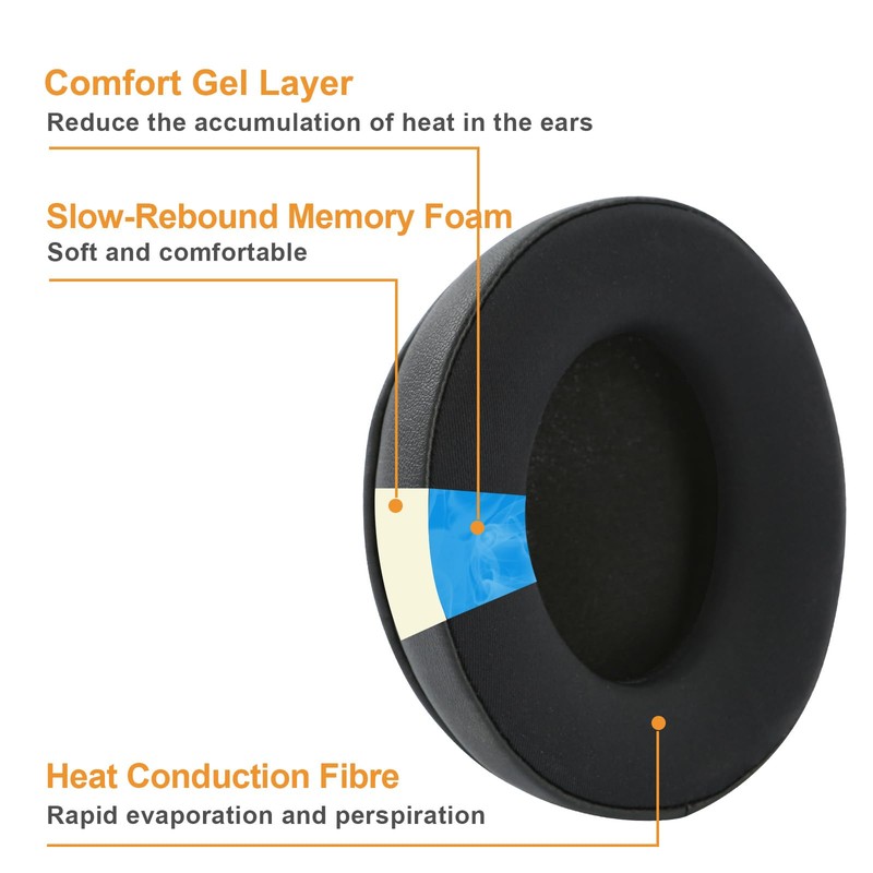 Arctis 7/5/3/1 Earpads Cooling Gel Arctis 9X/Pro Ear Cushions Upgrade