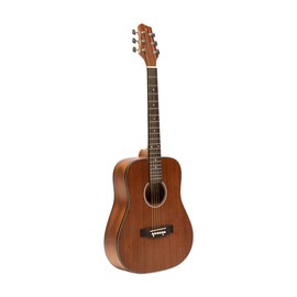 Stagg 6 String Acoustic Guitar, Right, Natural (SA25 MAH TRAVEL)