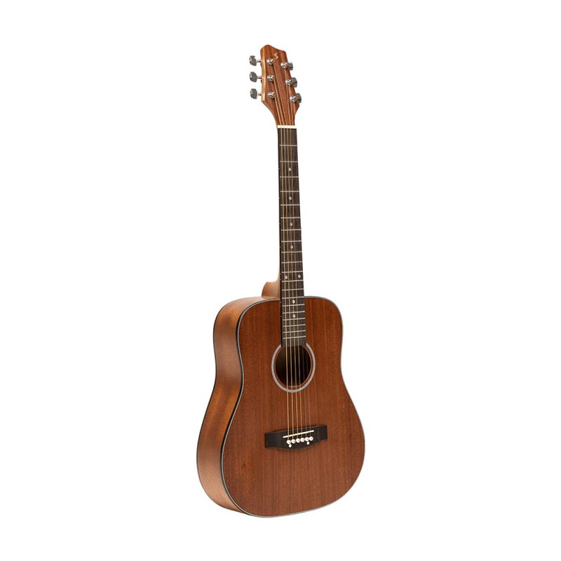 Stagg 6 String Acoustic Guitar, Right, Natural (SA25 MAH TRAVEL)